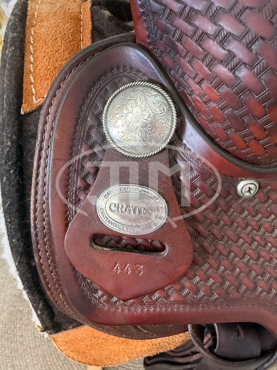 15" Crates Saddlery Team Roping Saddle      S1111