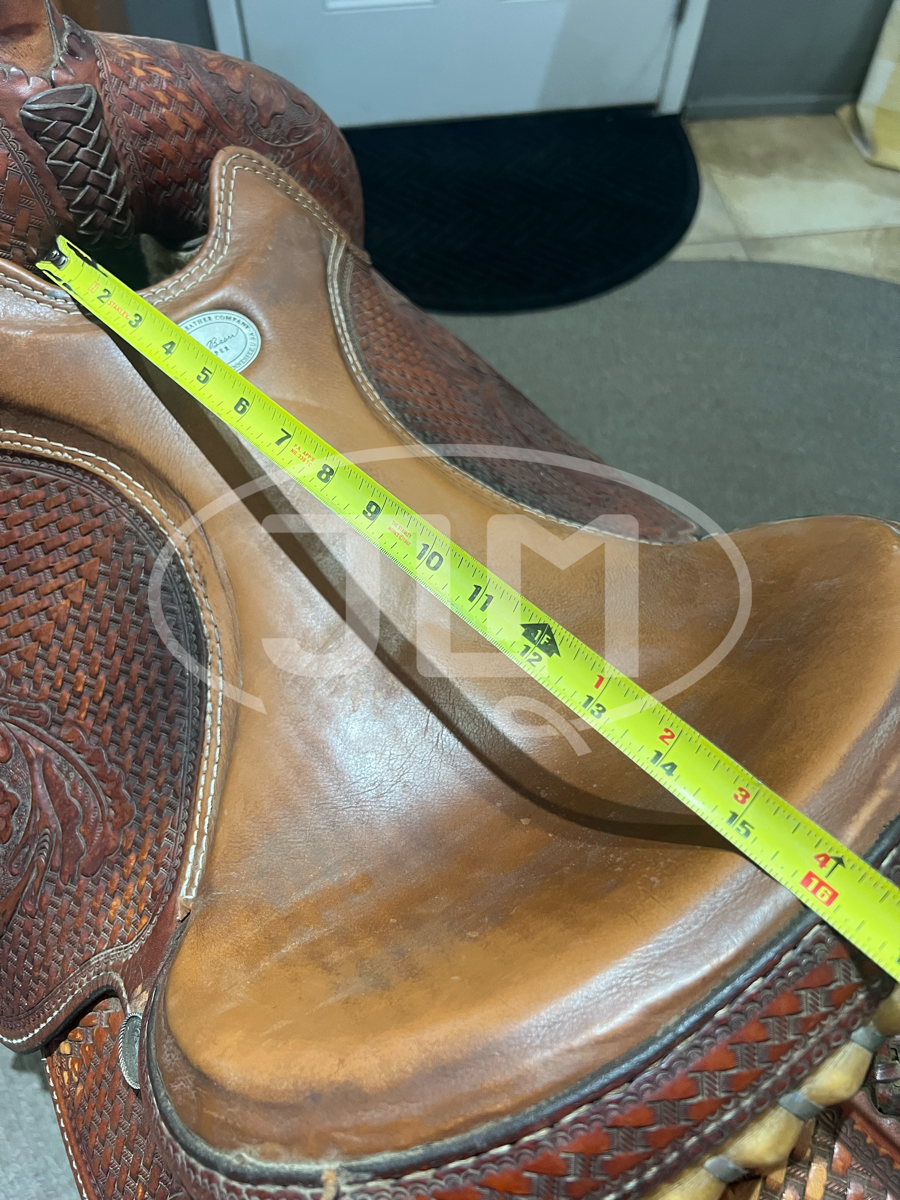 15" Crates Saddlery Mike Beers Team Roping Saddle