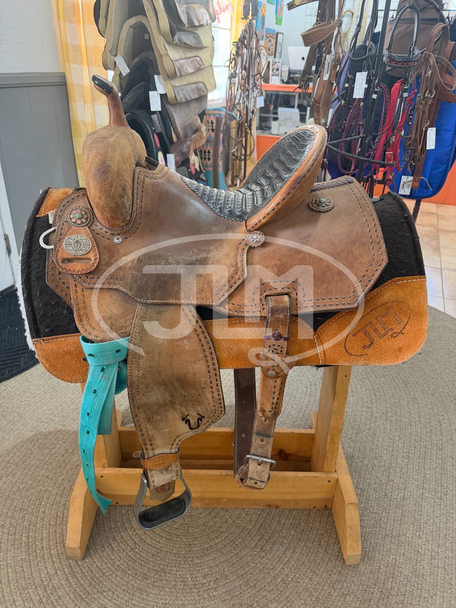 14" Usher Branded Barrel Saddle