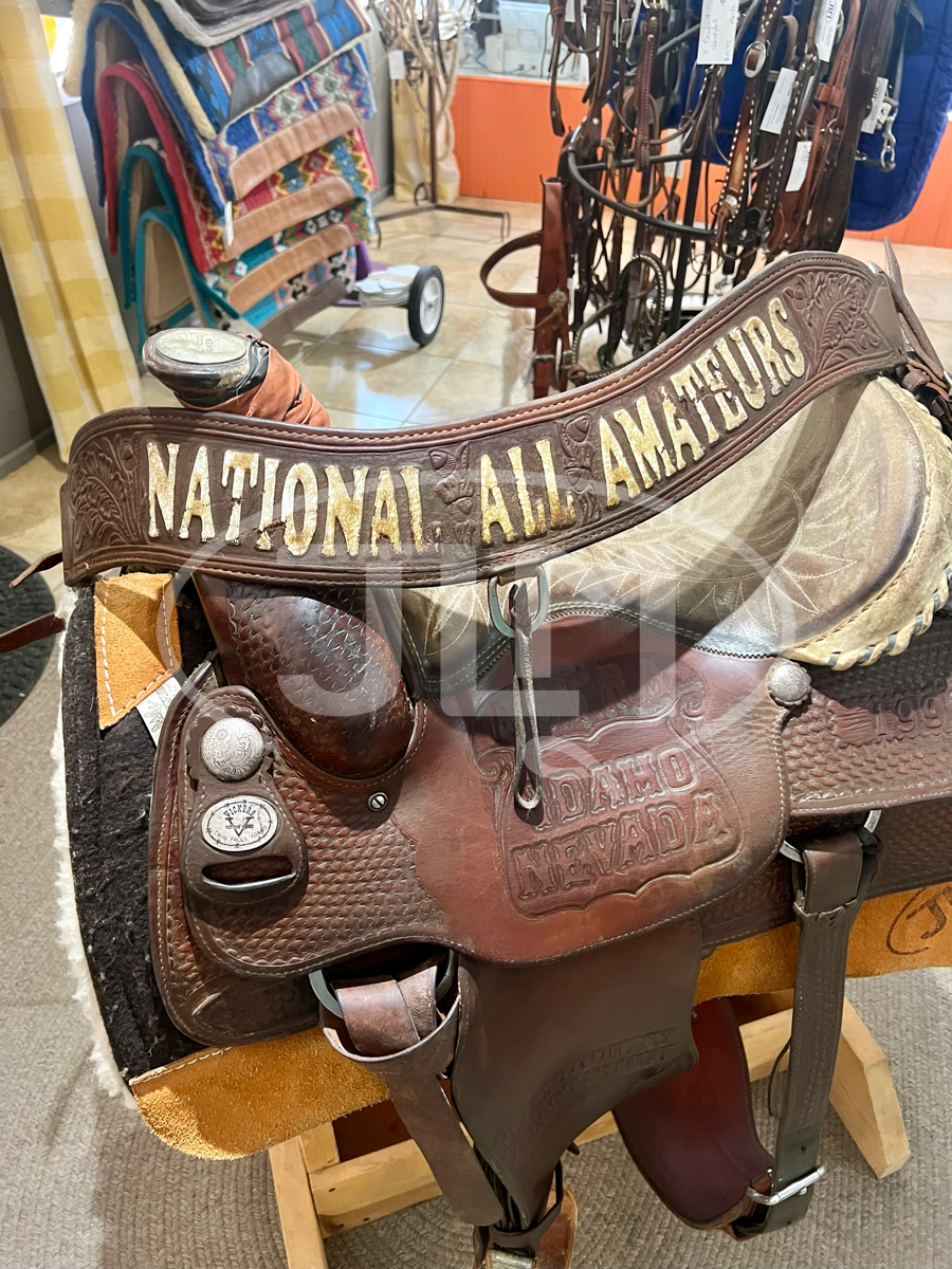 15" Billy Cook Team Roping Saddle
