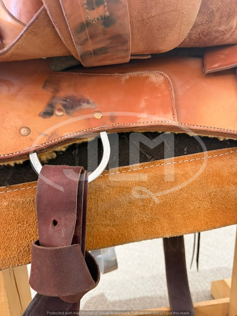 15.5" Reining Saddle by Riata Saddles Wickenburg AZ      S1158