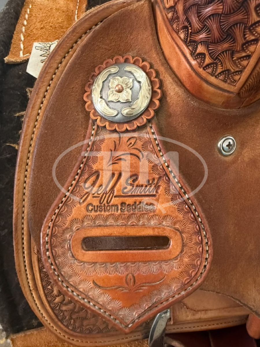 14.5" Jeff Smith Team Roping Saddle
