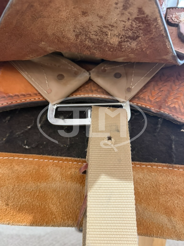 14.5" Double J Lynn McKenzie Nueva Barrel Saddle