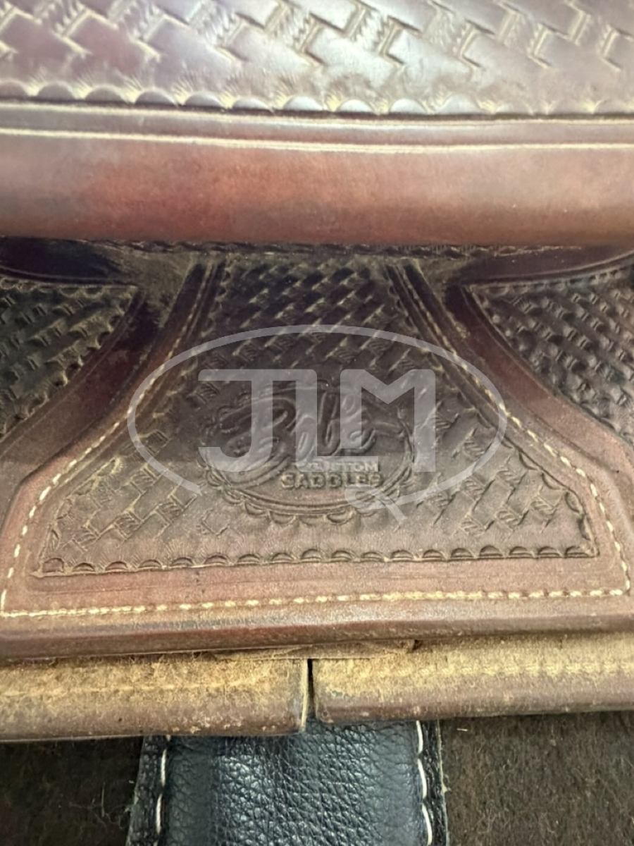 14" Bob's Custom Saddles Team Roping Saddle