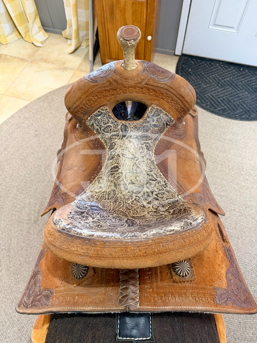 14" Circle Y Marlene McRae Flex Tree Special EFFX Barrel Saddle