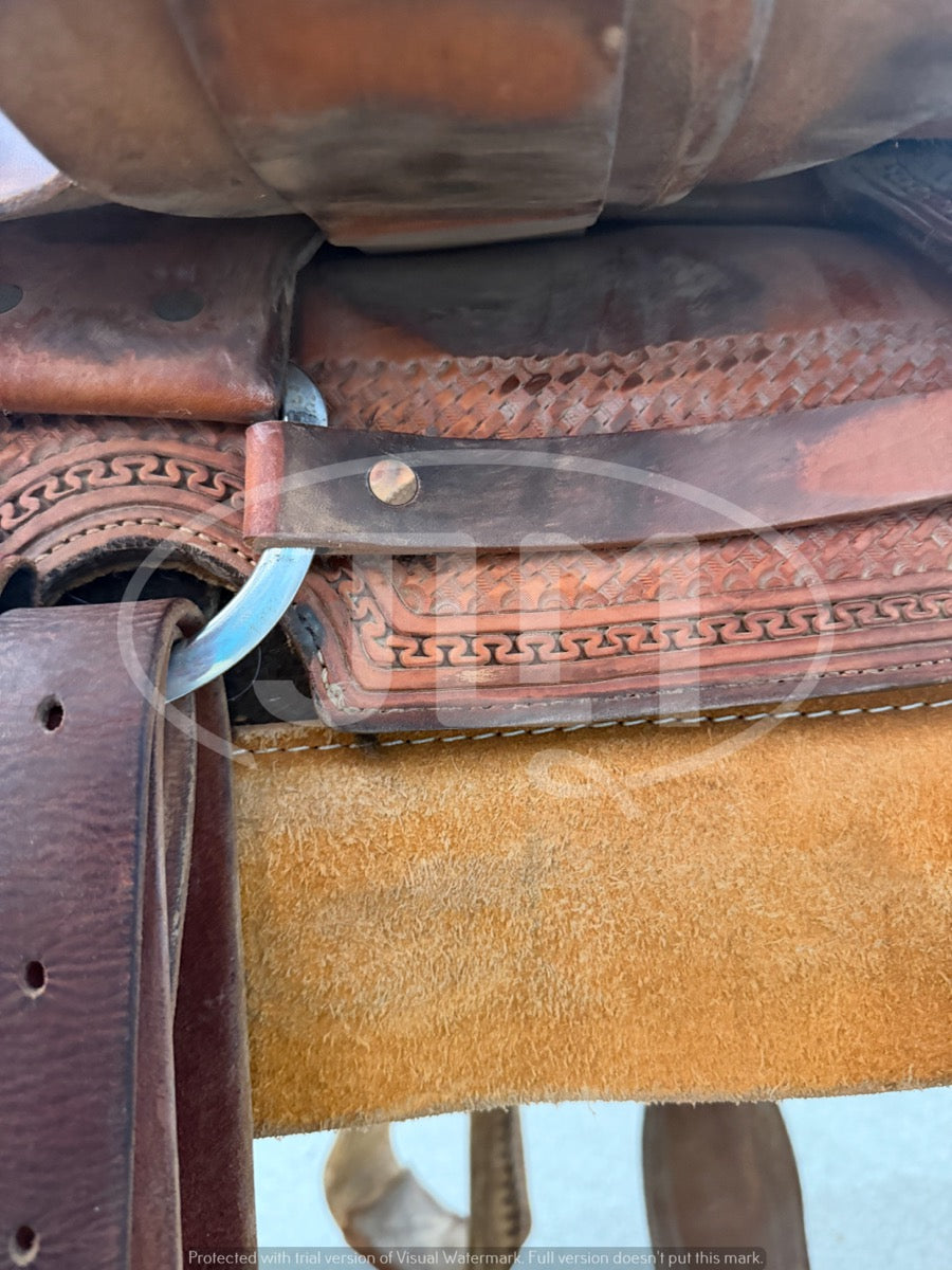 14" Corriente Team Roping Saddle      S1159