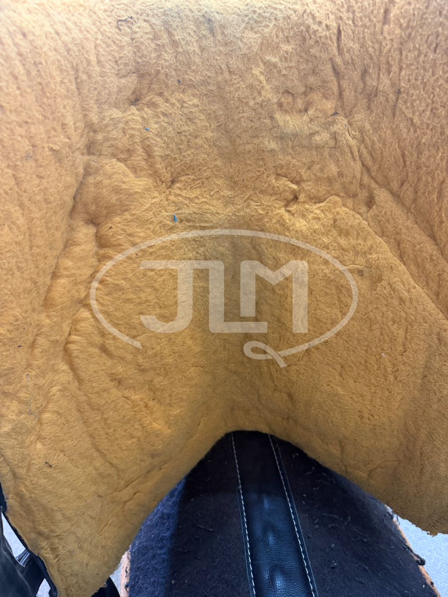 14.5" Circle Y Tammy Fischer Daisy Treeless Barrel Saddle