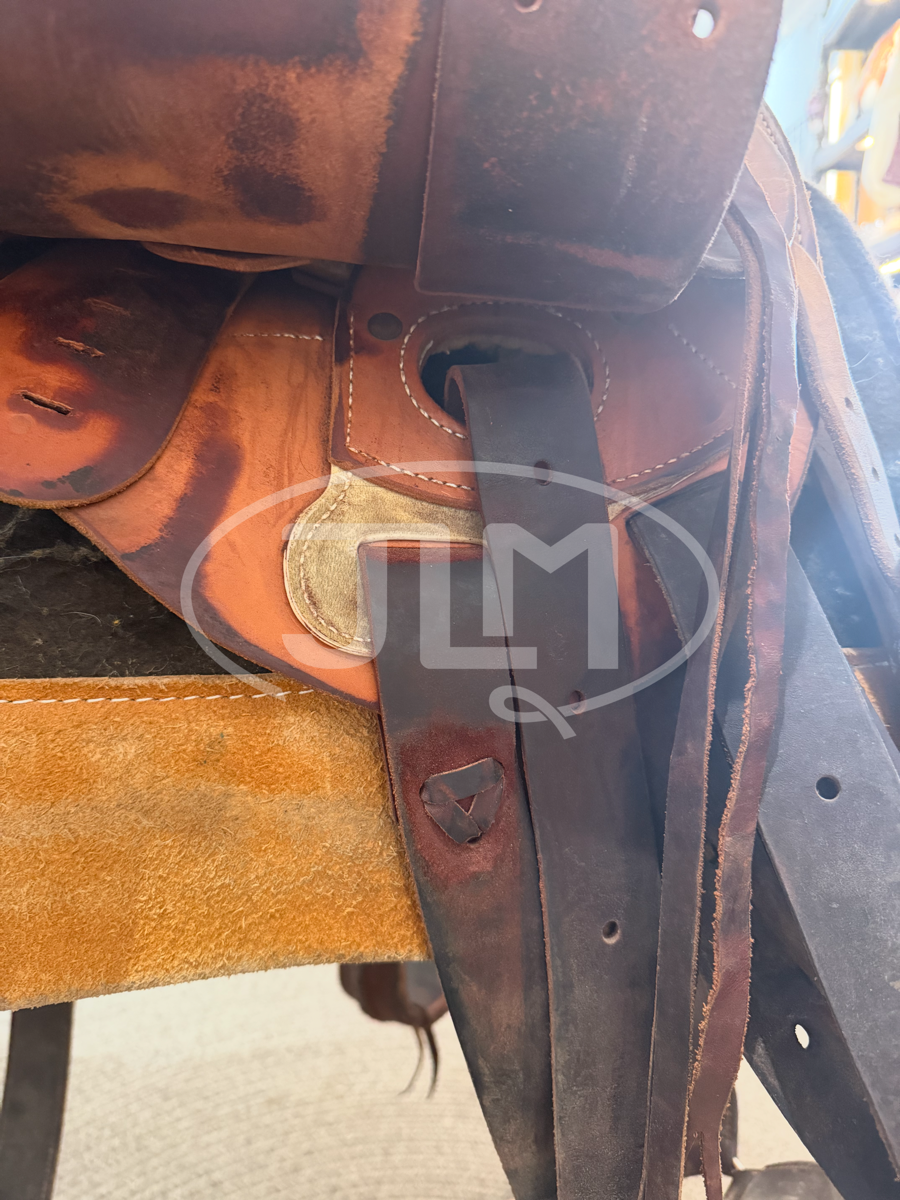 14.5" John Fallis Balanced Ride Ranch Saddle 3447