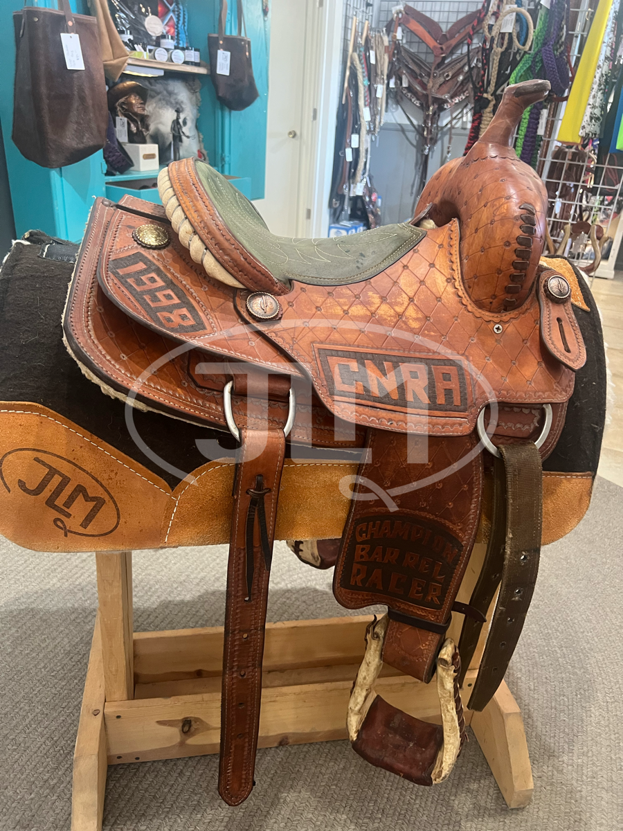 13.5" Robert Yellowhair CNRA Barrel Saddle