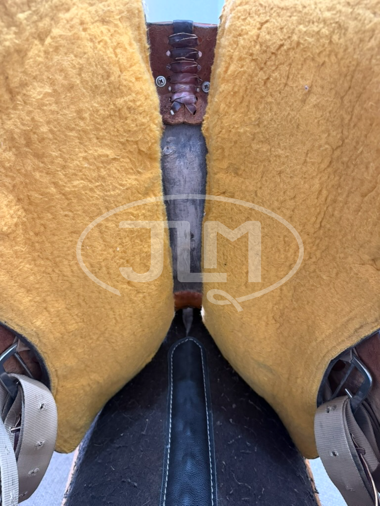 14.5" Double J Lynn McKenzie Nueva Barrel Saddle