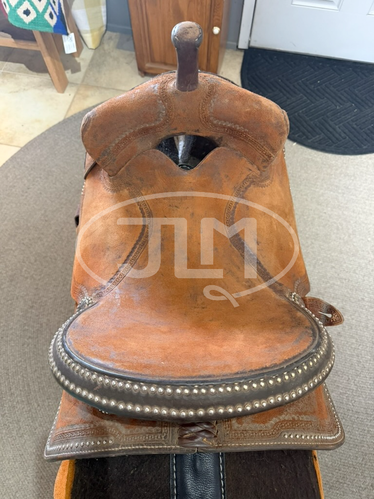 14" Martin Saddlery Crown C Roughout Barrel Saddle