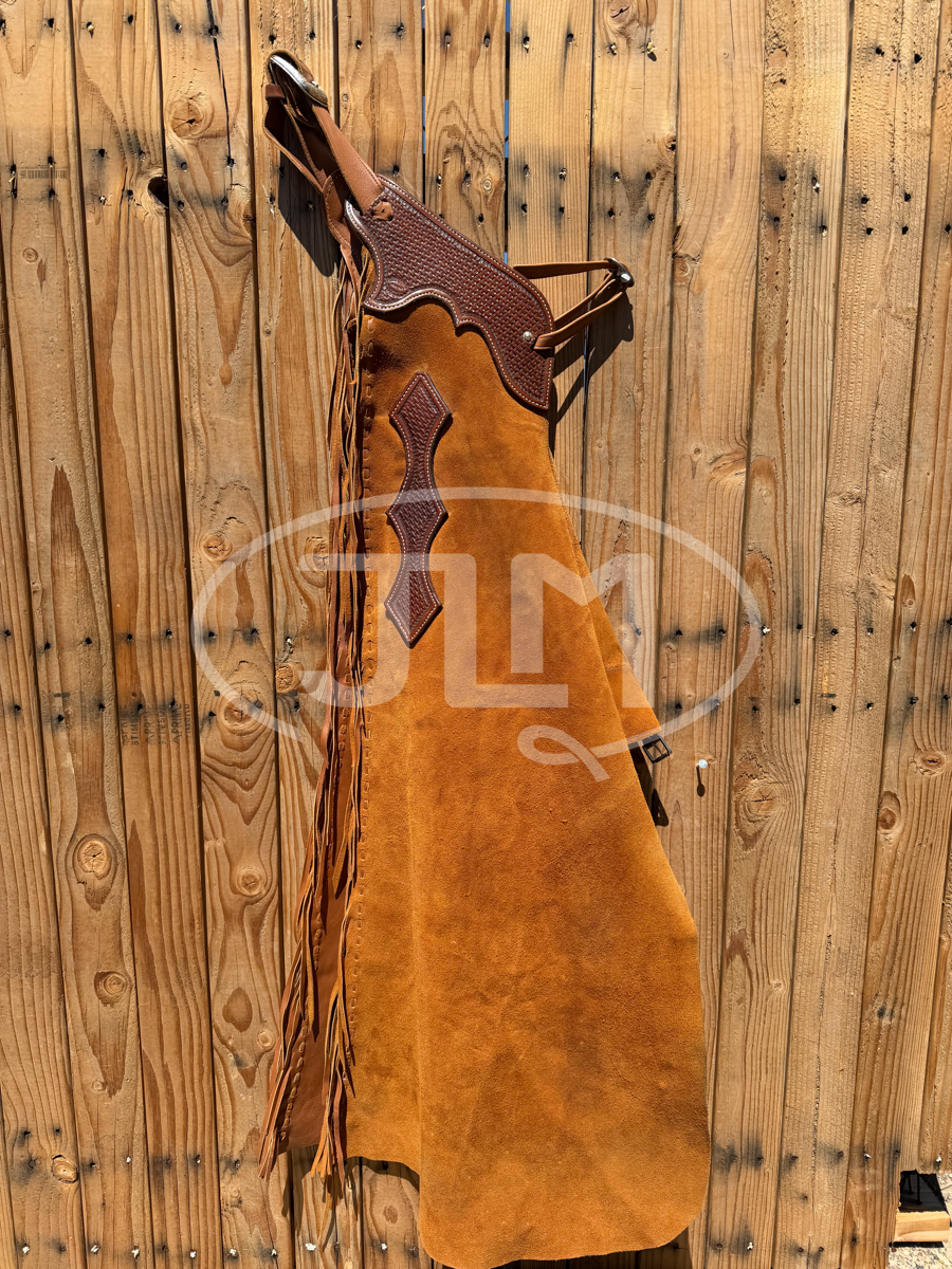 Riata Saddlery Custom Leather Chaps    CH1131