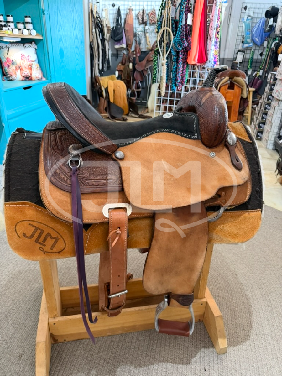 15.5" Billy Cook Barrel Saddle