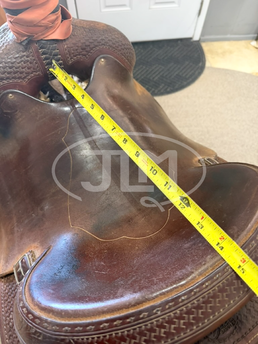 14" Bob's Custom Saddles Team Roping Saddle
