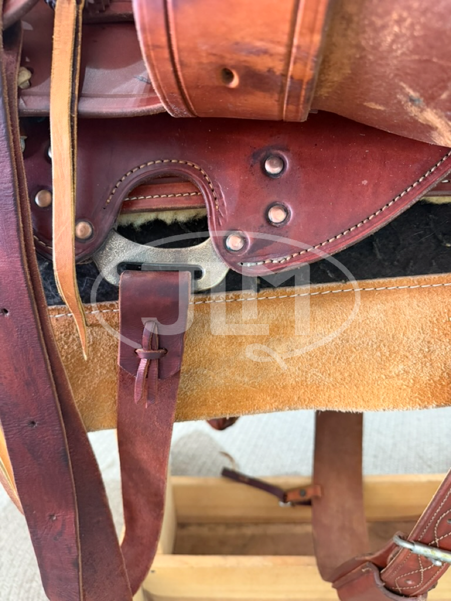 15" JJ Croft Custom Handmade Ranch Saddle