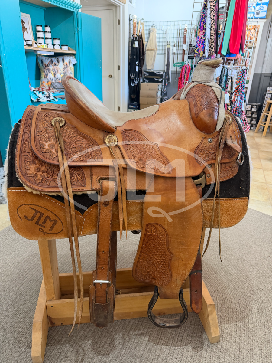 15" Tom's Saddle Shop Custom Ranch Roper Saddle