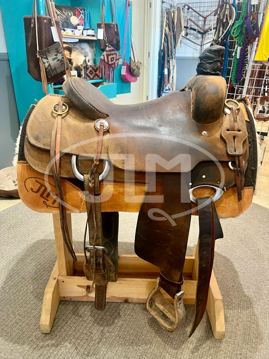 16" Webb's Custom Saddles Team Roping Saddle by Webb Fortenberry