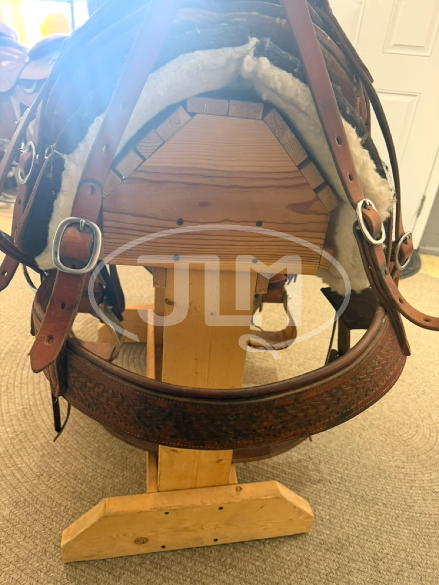 16" Clay Sharp Custom Mule Saddle and Britchen