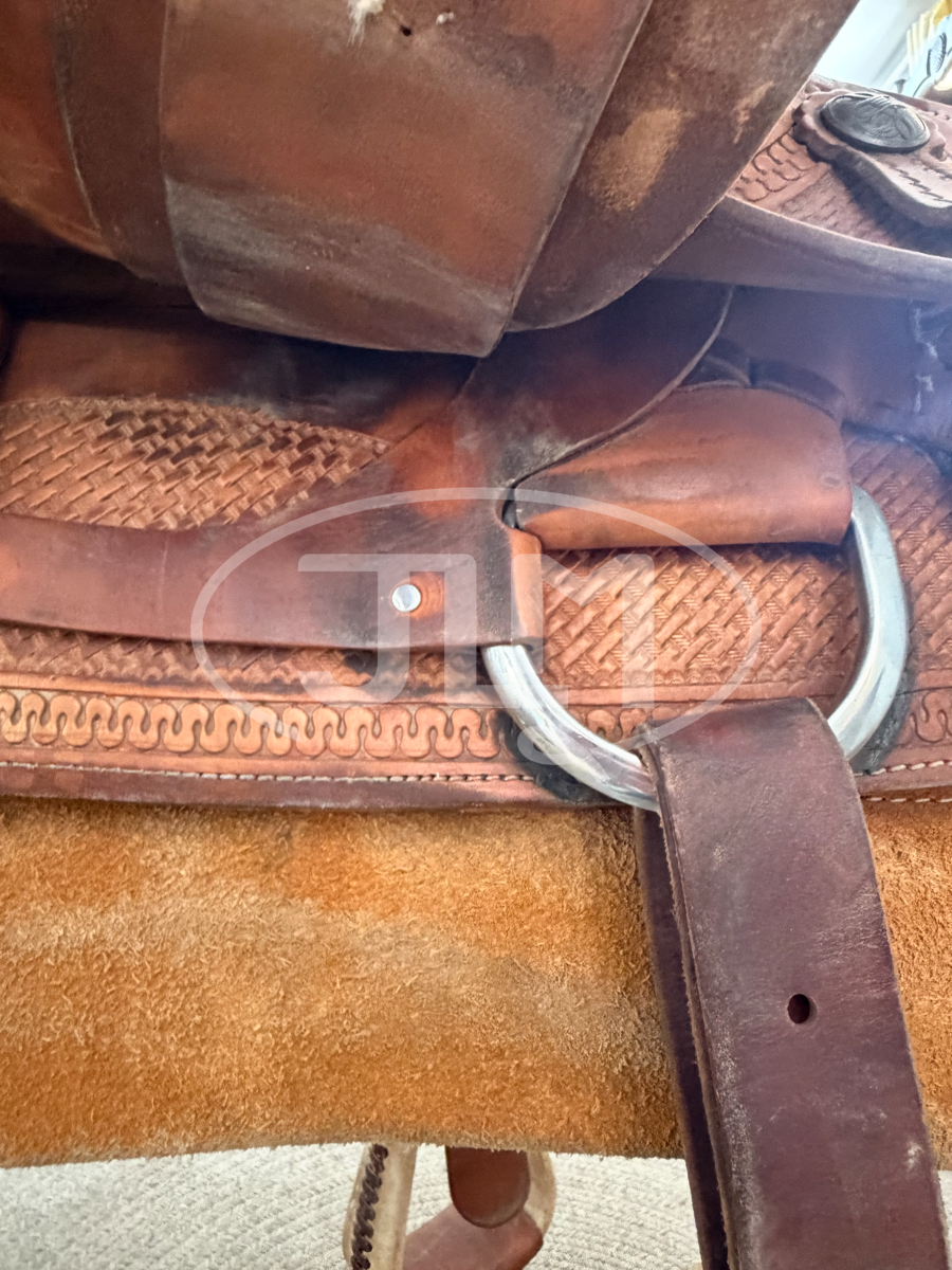14.5" Corriente Team Roping Saddle    S1121