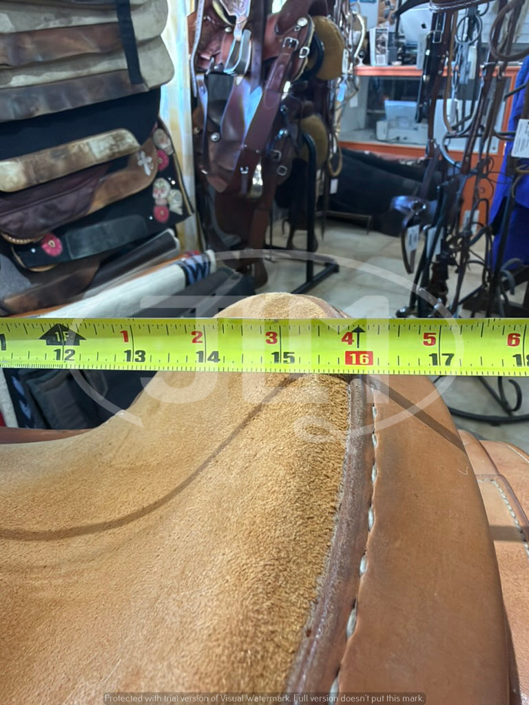 15.5" Reining Saddle by Riata Saddles Wickenburg AZ      S1158
