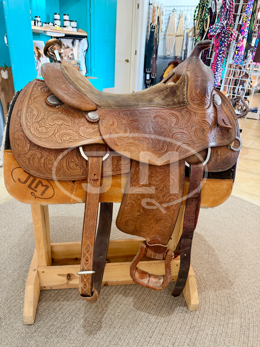 16" Bob's Custom Saddlery Reining Saddle