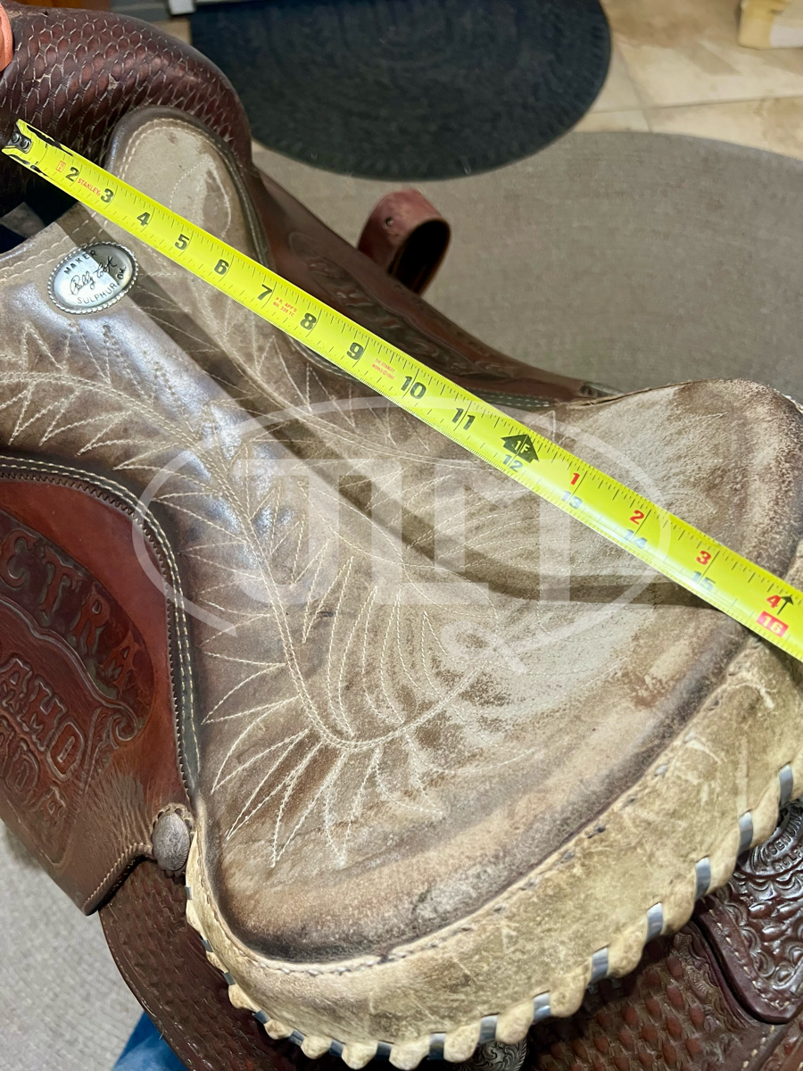 15" Billy Cook Team Roping Saddle