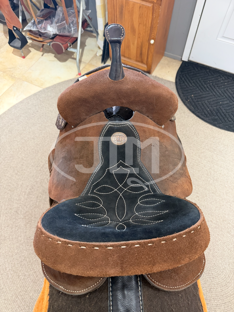 13.5" Wide Double J Pozzi Pro Flex Tree Spinal Relief Barrel Saddle