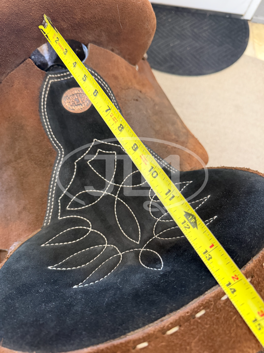 13.5" Wide Double J Pozzi Pro Flex Tree Spinal Relief Barrel Saddle