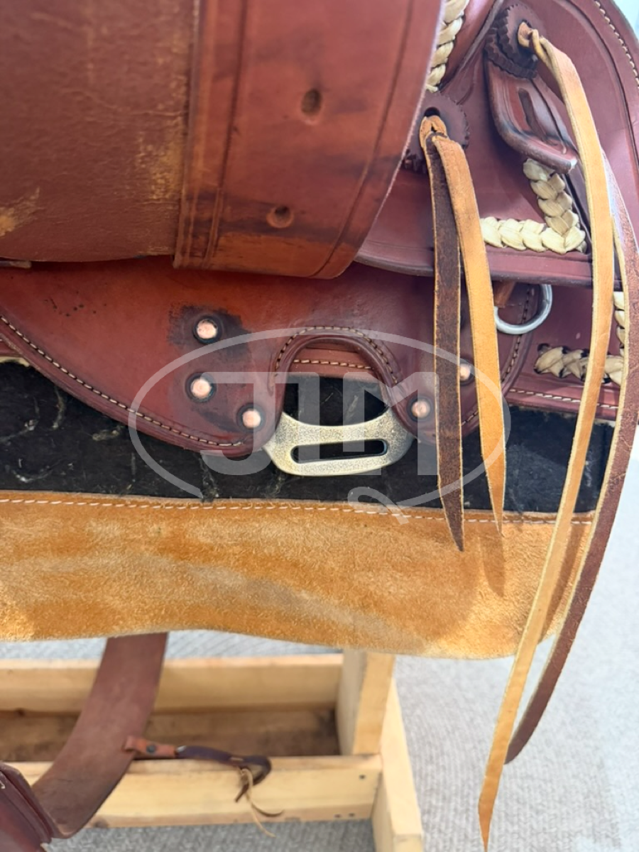 15" JJ Croft Custom Handmade Ranch Saddle