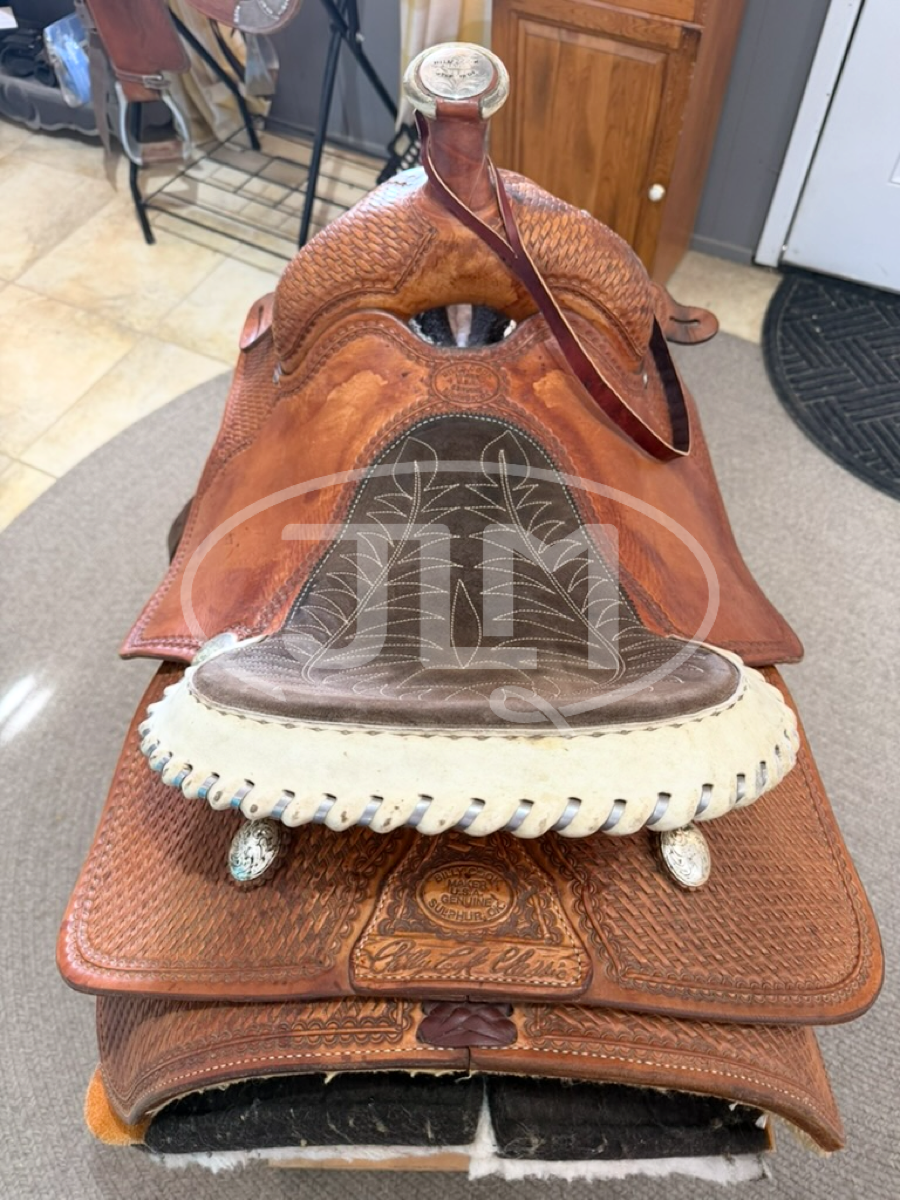 15" Genuine Billy Cook Maker Team Roping Saddle