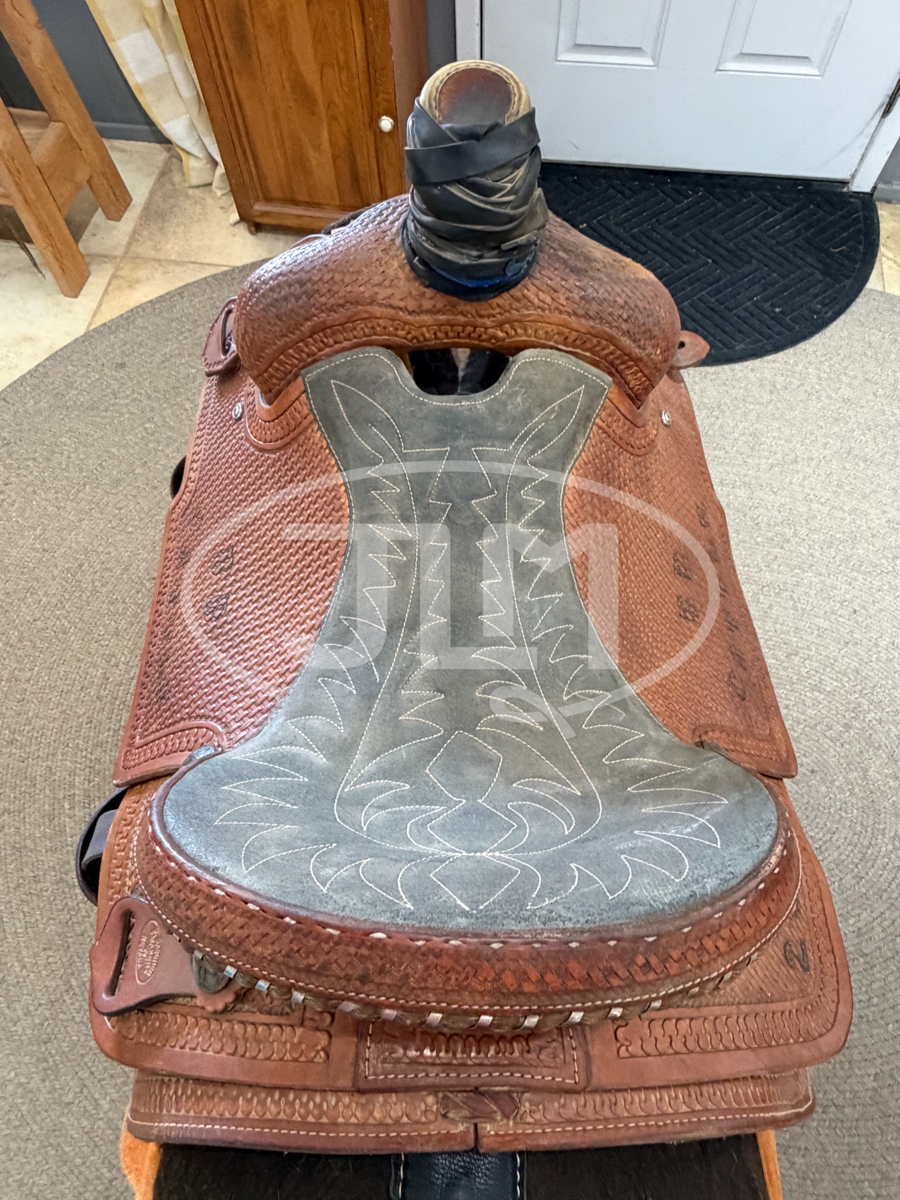 14.5" Corriente Team Roping Saddle    S1121