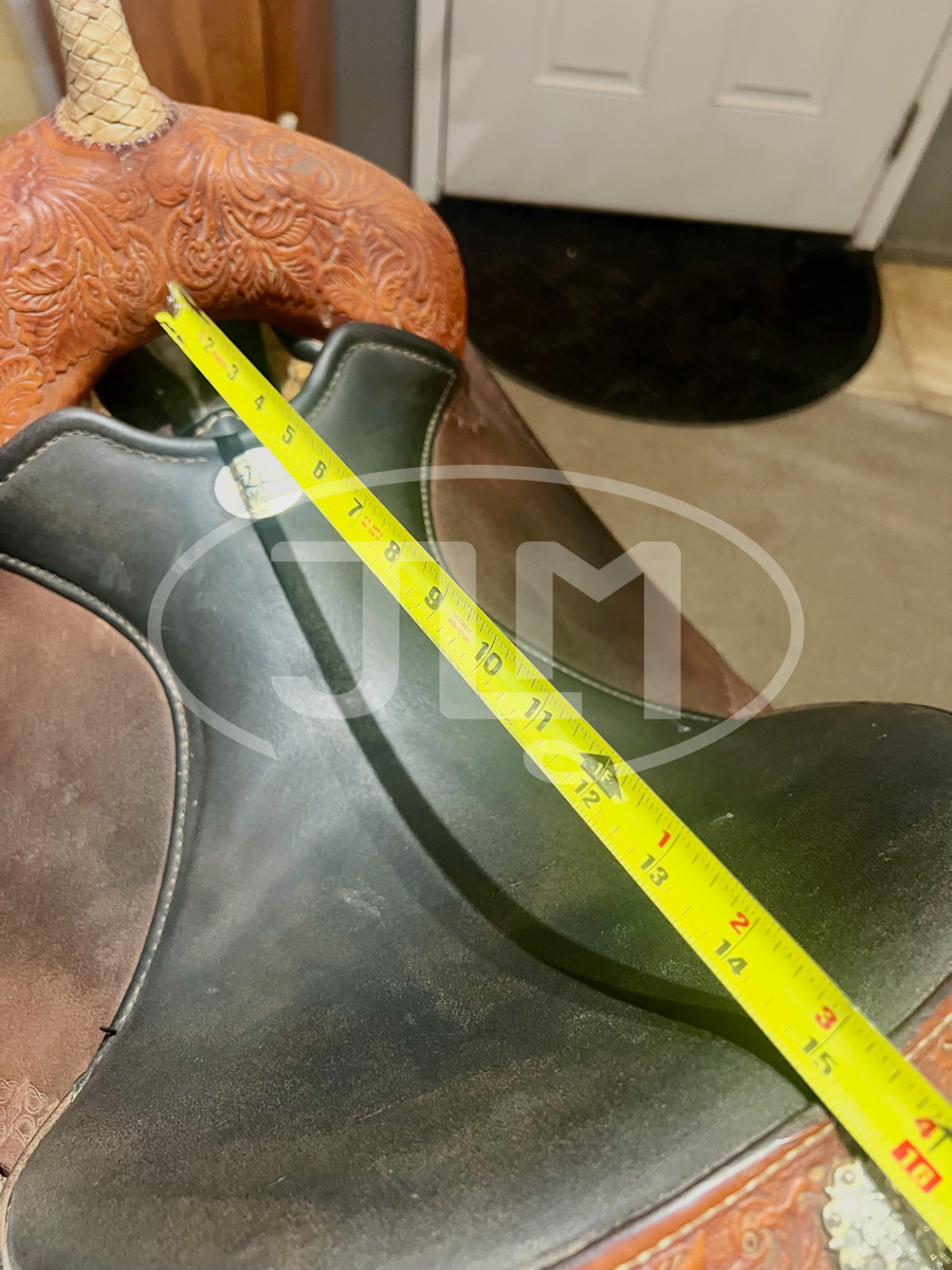 14.5" Circle Y Kelly Kaminski Flex2 Barrel Saddle