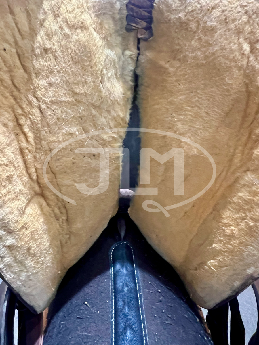 15" Carson River Bar M Team Roping Saddle