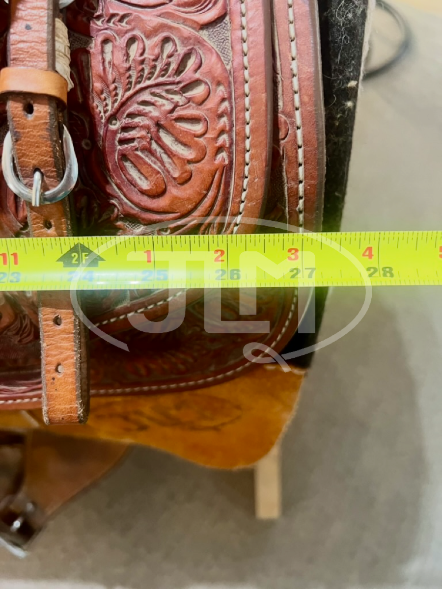 14.5" Jerry Beagley Team Roping Saddle