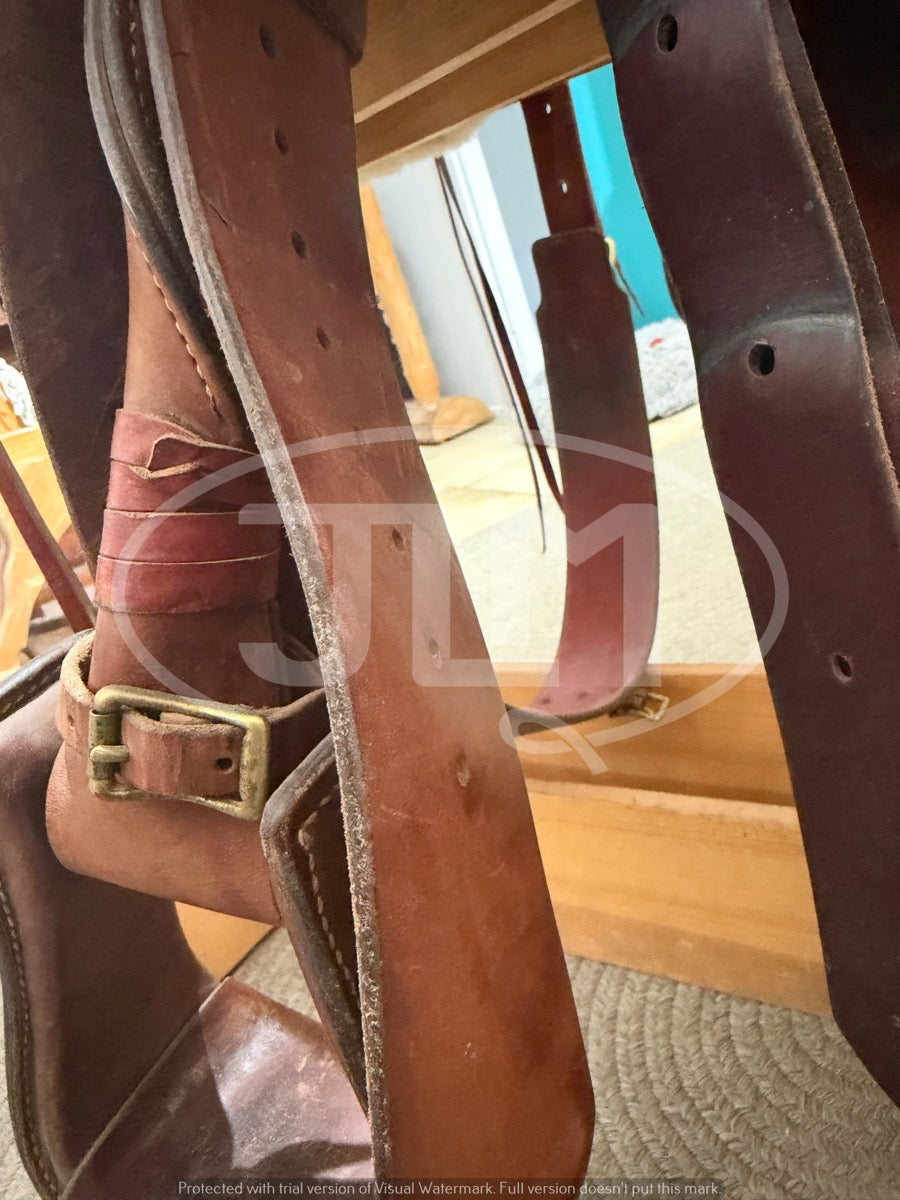 14.5" Ranch Roper Saddle by Tom's Saddle Shop Pinedale WY     S1131