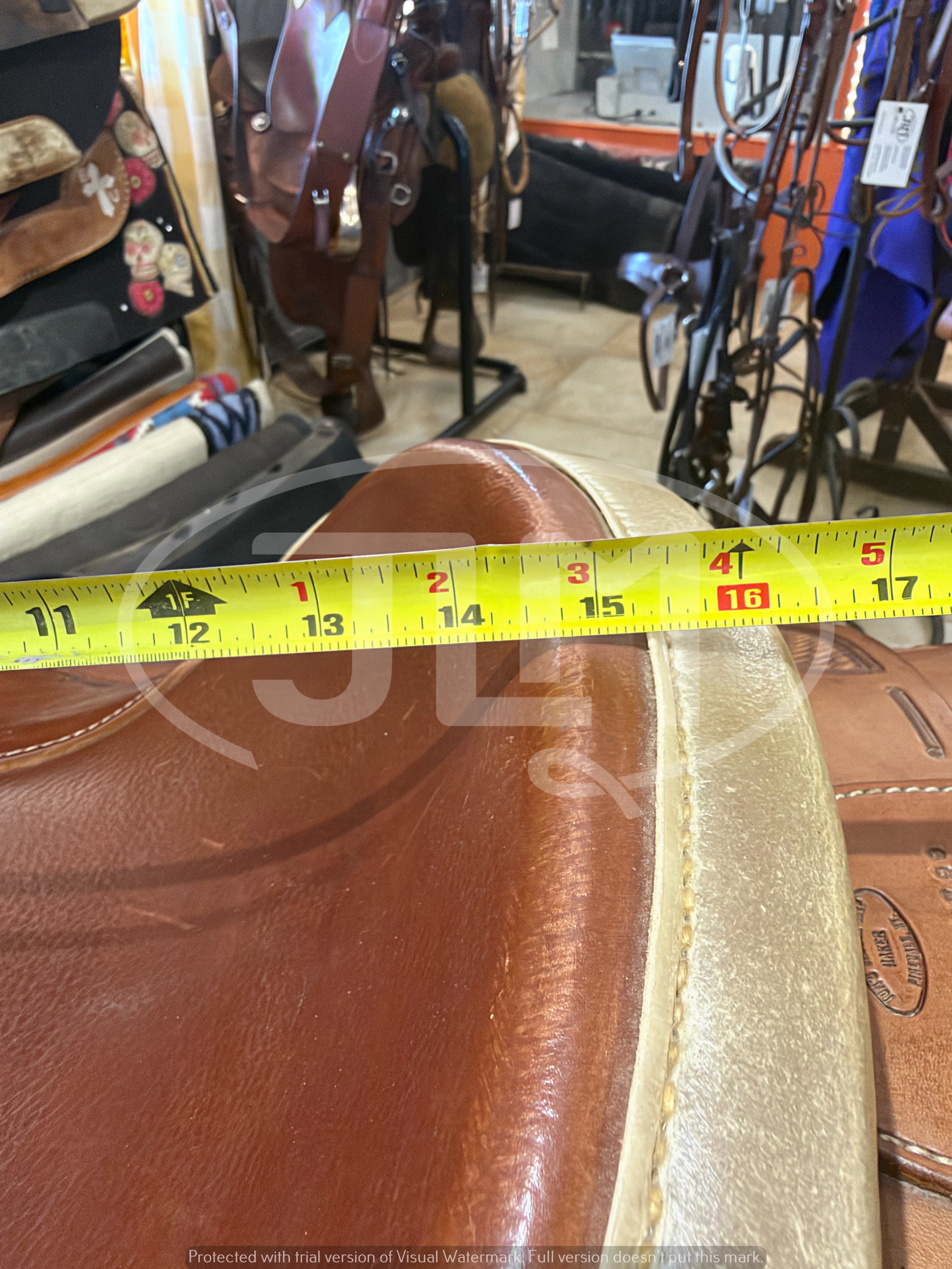 14.5" Ranch Roper Saddle by Tom's Saddle Shop Pinedale WY     S1156