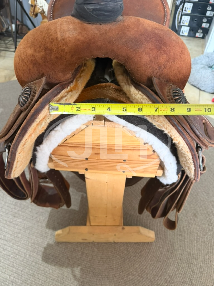 14" WW Burns Saddlery Team Roping Saddle