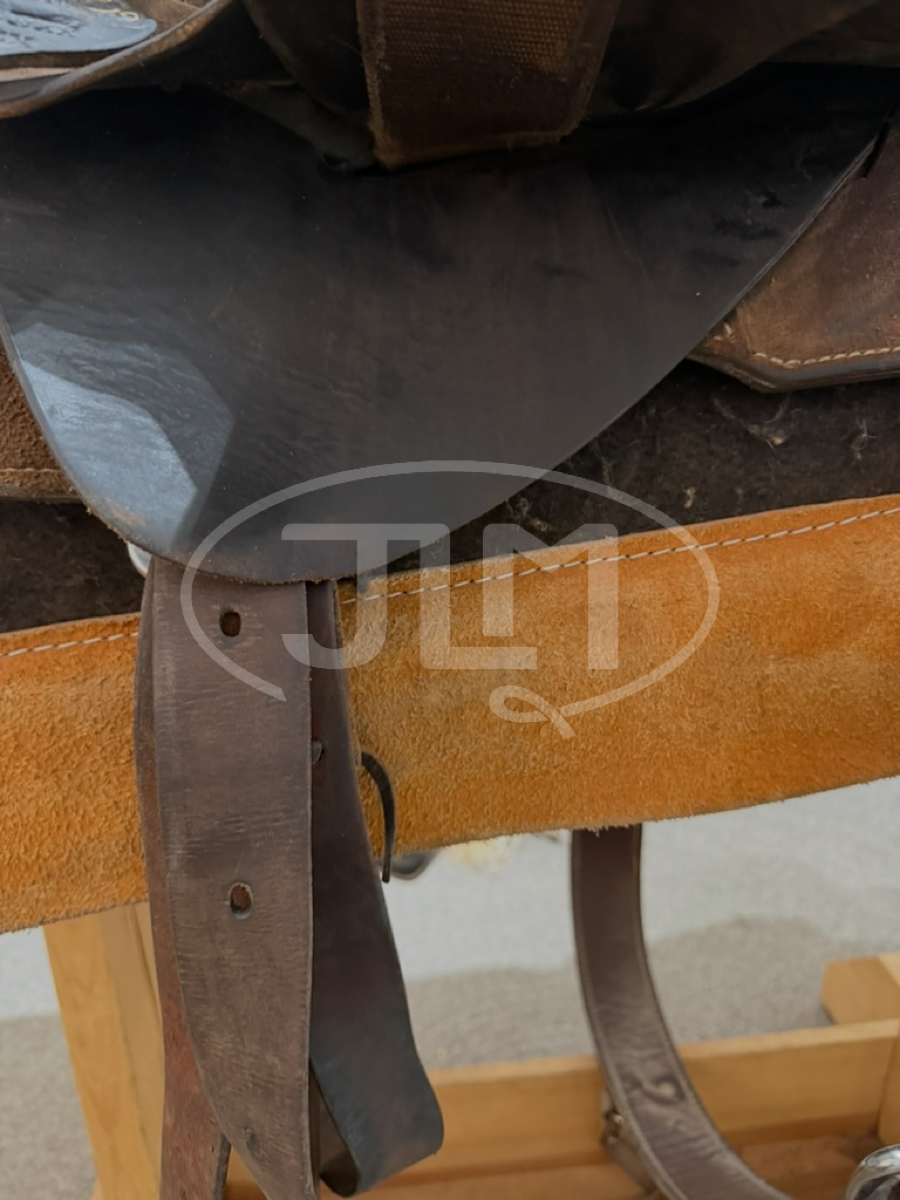 15" Wide Double J Pozzi Pro Flex Barrel Saddle     S1128