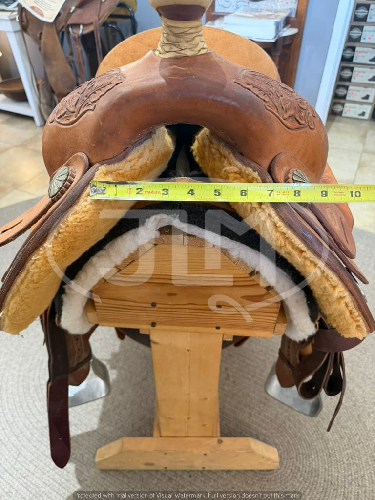 15.5" Reining Saddle by Riata Saddles Wickenburg AZ      S1158