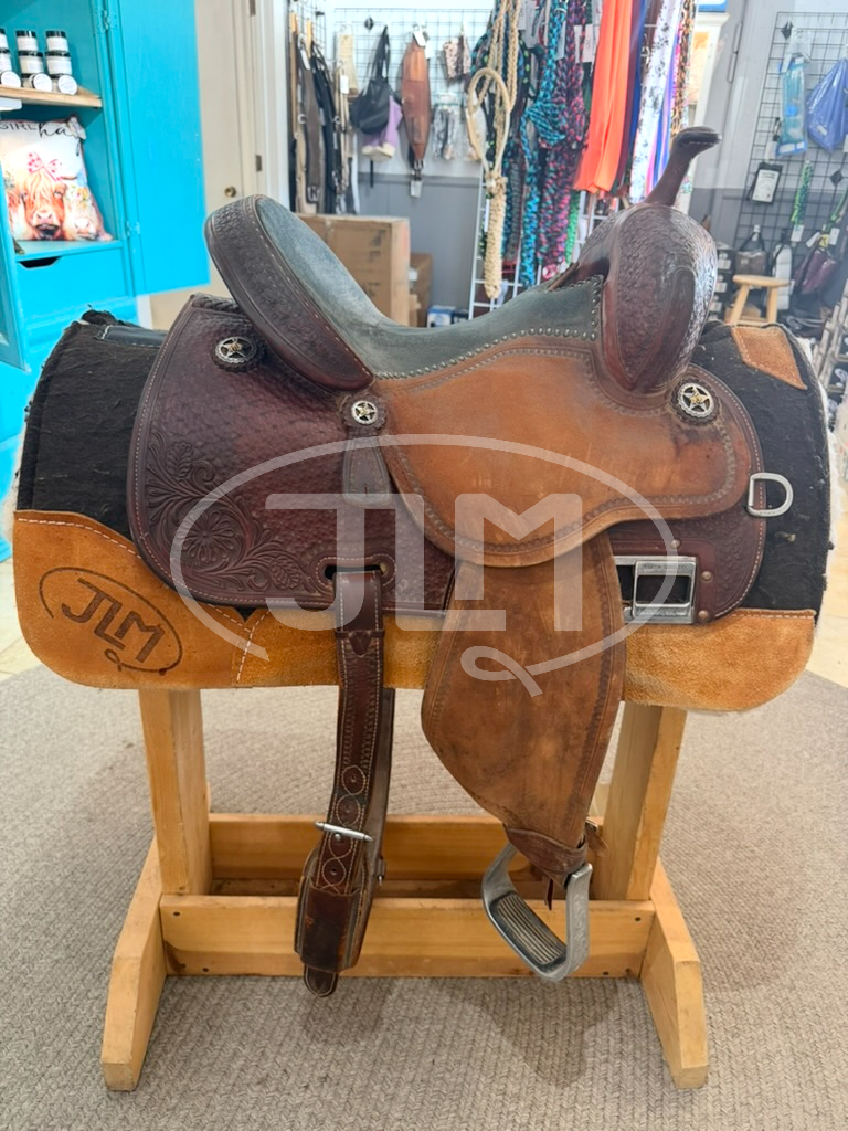 14" Martin Saddlery Crown C Barrel Saddle