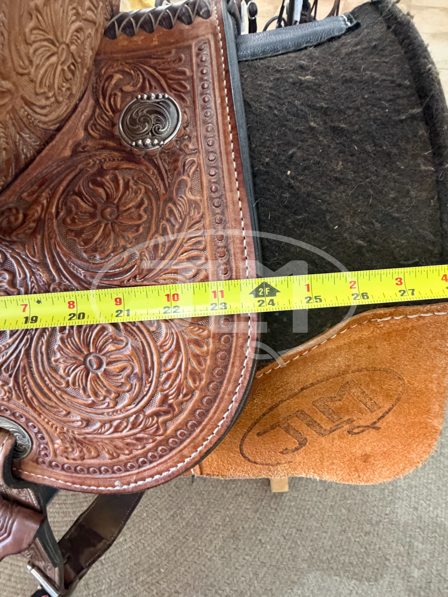 14" Circle Y Lisa Lockhart Dynamo Barrel Saddle
