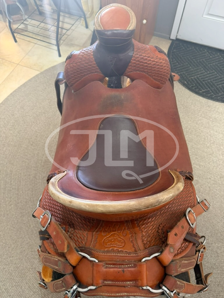 16" Clay Sharp Custom Mule Saddle and Britchen
