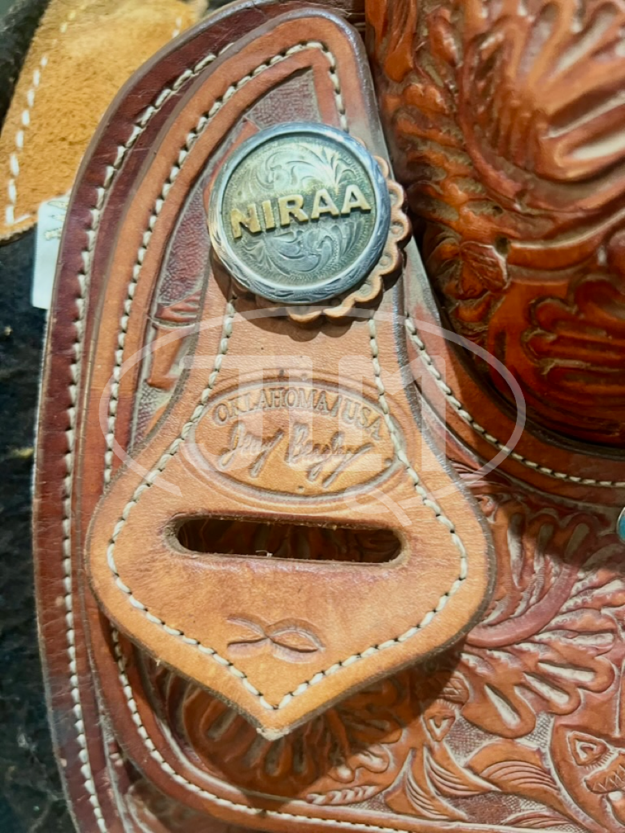 14.5" Jerry Beagley Team Roping Saddle
