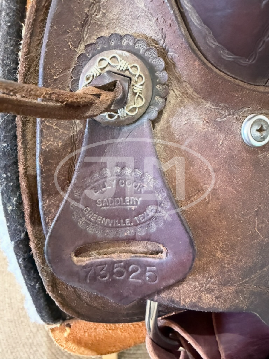 16.5" Billy Cook Team Roping Saddle