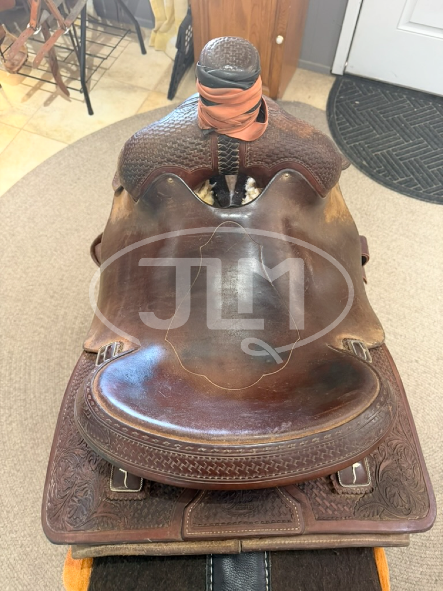14" Bob's Custom Saddles Team Roping Saddle