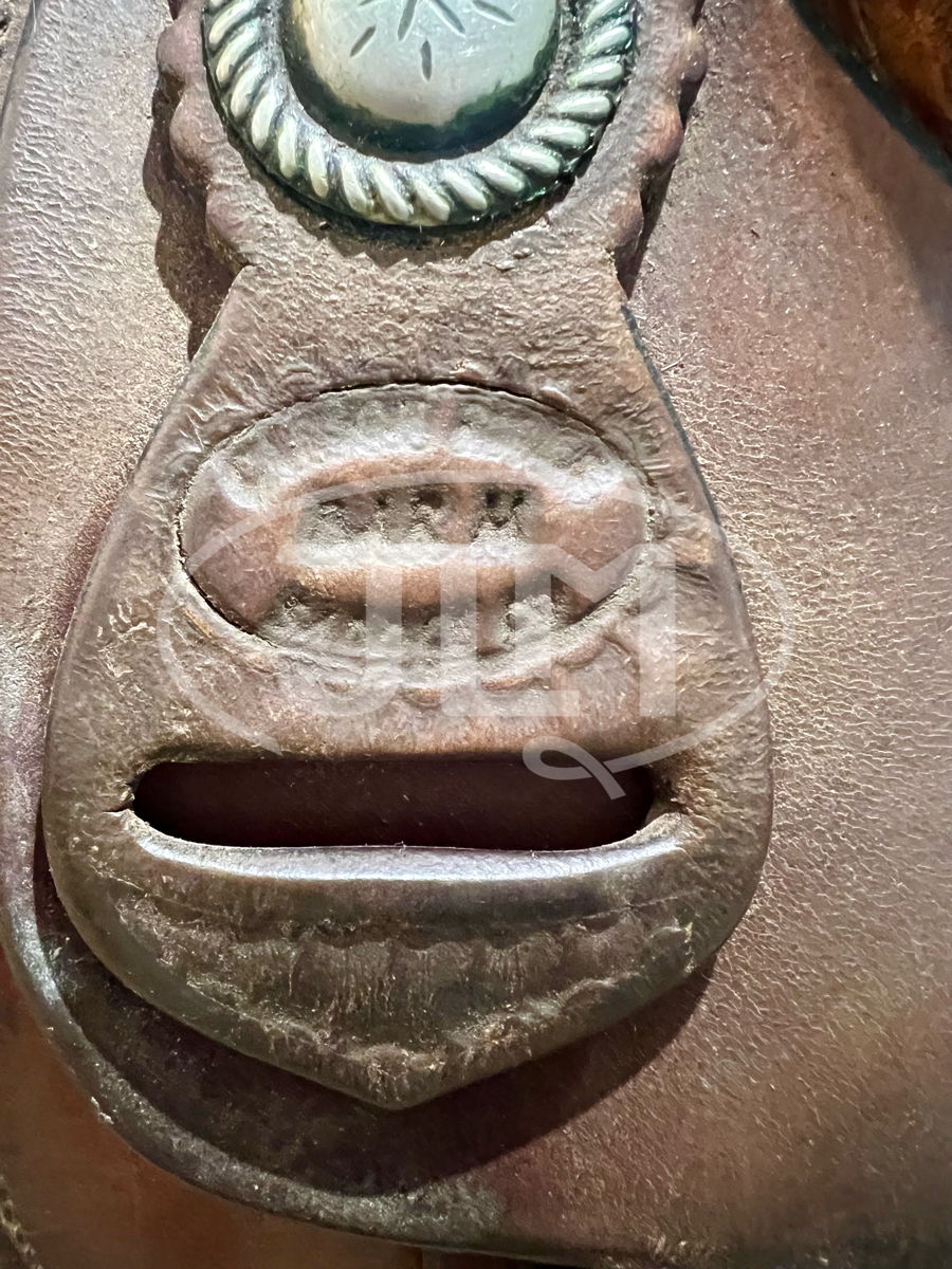 15" Carson River Bar M Team Roping Saddle