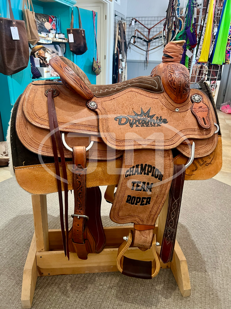 15" Scott Thomas Team Roping Saddle