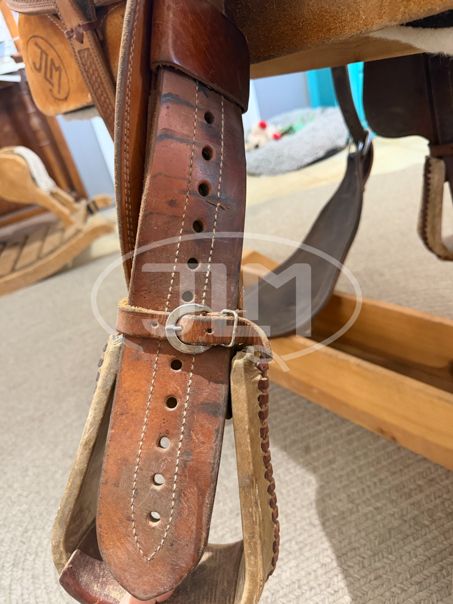 14.5" ROPRO Upfront Custom Team Roping Saddle
