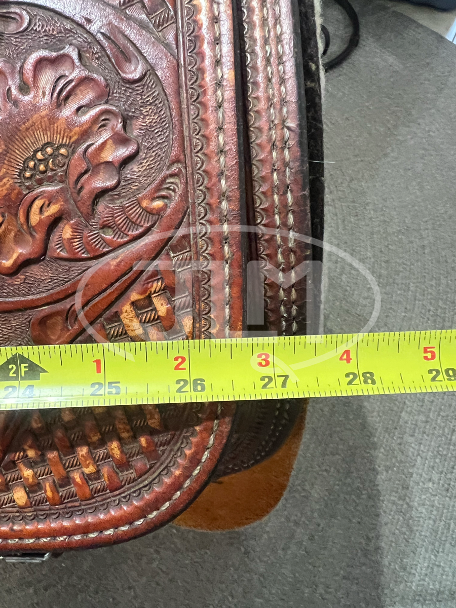 15" Crates Saddlery Mike Beers Team Roping Saddle