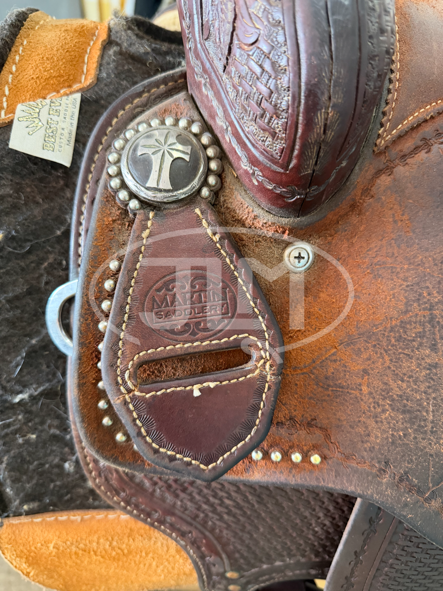 14" Martin Saddlery Barrel Saddle